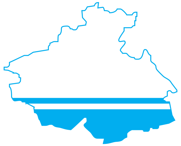 Карта Республики Алтай контур