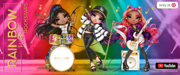 Rainbow High куклы Rockstar