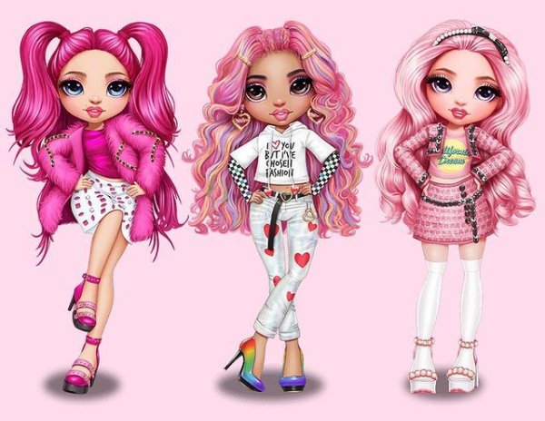 Кукла Rainbow High рисунок