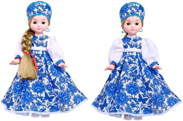 Кукла Гжель 45 см