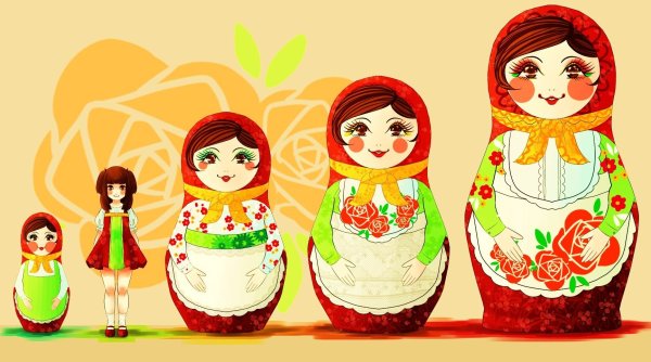 Матрешка обои