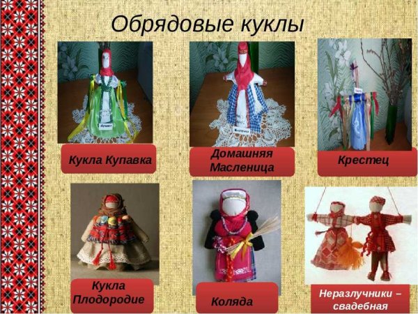 Виды народных кукол