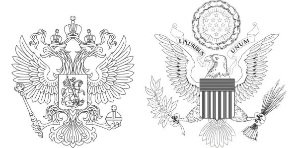 Герб США раскраска
