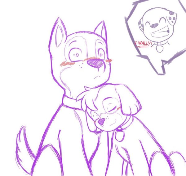 Paw Patrol Chase x Skye