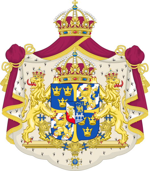 Герб Швеции в 18 веке