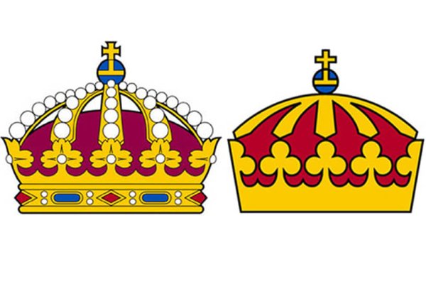 Корона Швеции рисунок