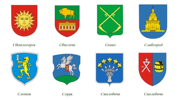 Гербы городов Белоруссии
