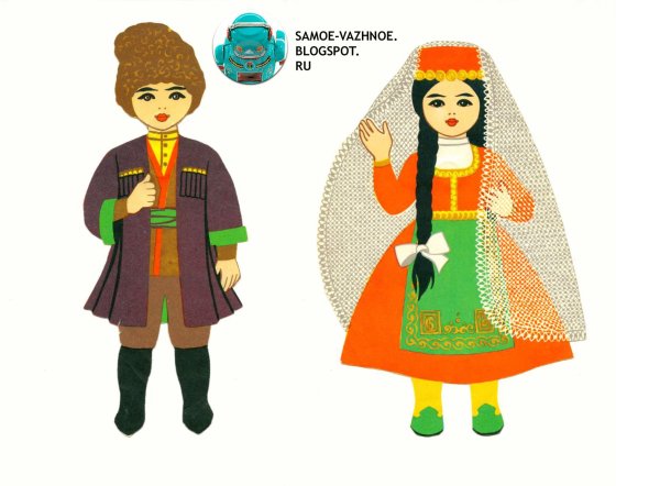 Игра наряди кукол народов России