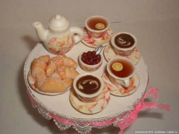 Угощение для кукол своими руками