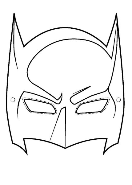 Раскраска мака Бетмена