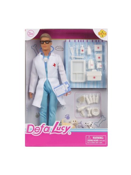 Кукла defa Lucy ветеринар-мужчина 29 см 8346b