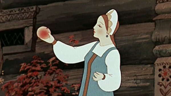 Сказка о мёртвой царевне и семи богатырях яблоко