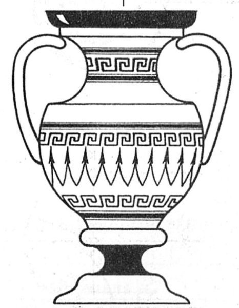 Трафареты древняя ваза (35 фото)