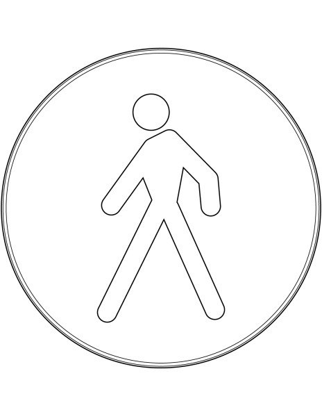 Трафареты дорога знак (46 фото)
