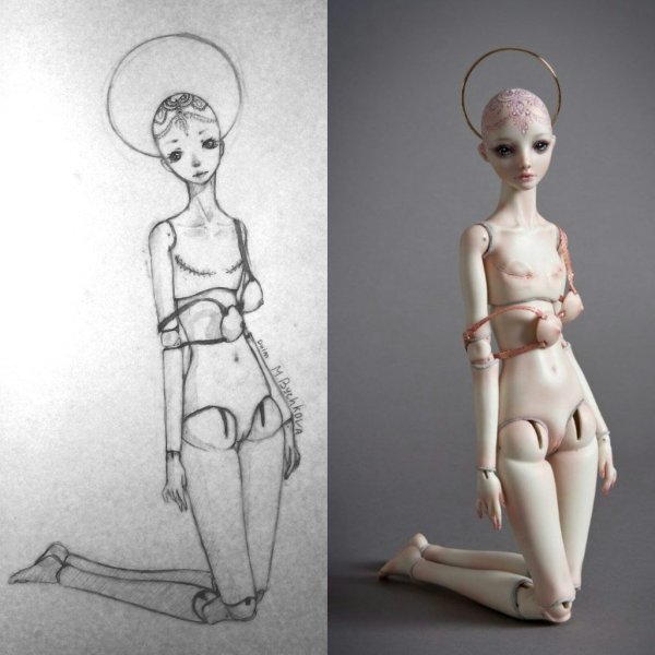 Куклы Марины Бычковой тело