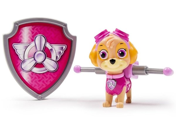 Фигурка Spin Master Paw Patrol спасатель Скай с рюкзаком-трансформером 20065105