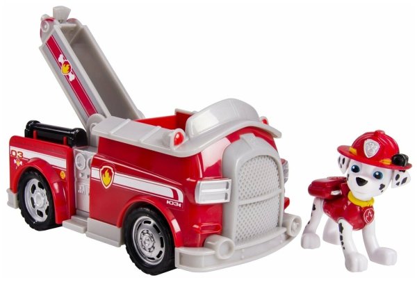 Фигурка Spin Master Paw Patrol машинка спасателя и щенок - пожарная машина Маршала 20064339