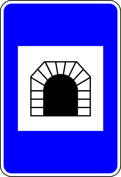 Знак тоннель ПДД