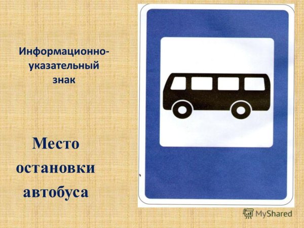 Место остановки автобуса