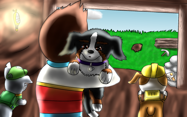 Paw Patrol Рокки Art