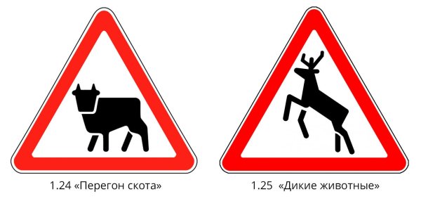 Знак 1.26. Перегон скота