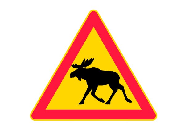 Знак Дикие животные