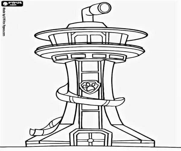База Щенячий патруль раскраска