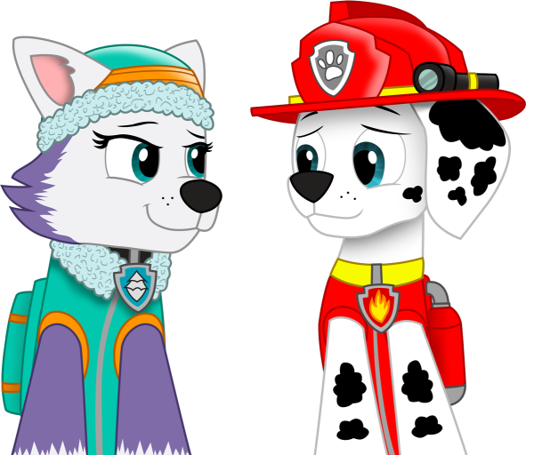 Paw Patrol Marshall and Everest