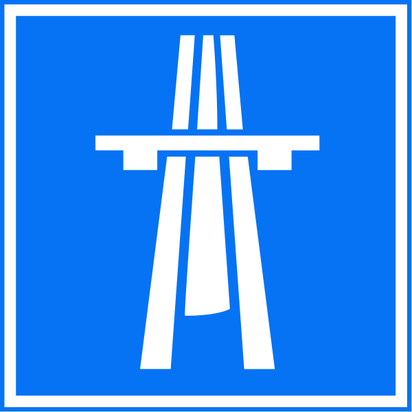 Автомагистраль знак