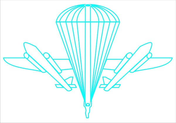 Символика ВДВ парашют
