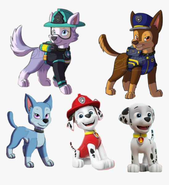 Paw Patrol Chase and Marshall