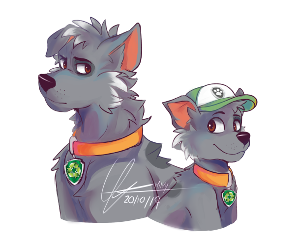 Paw Patrol Zuma x Rocky