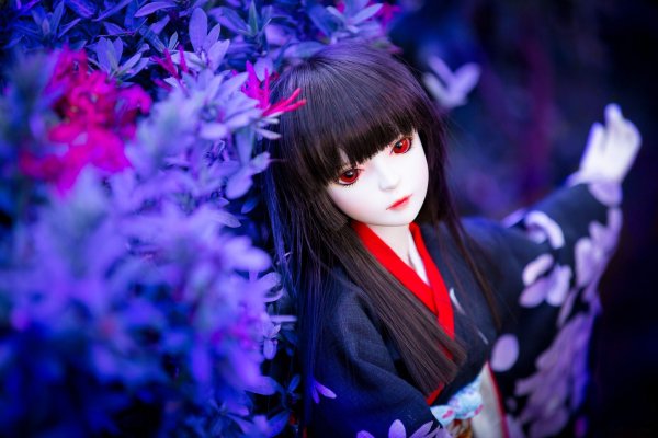 Красивые японские куклы