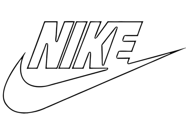 Трафарет Nike