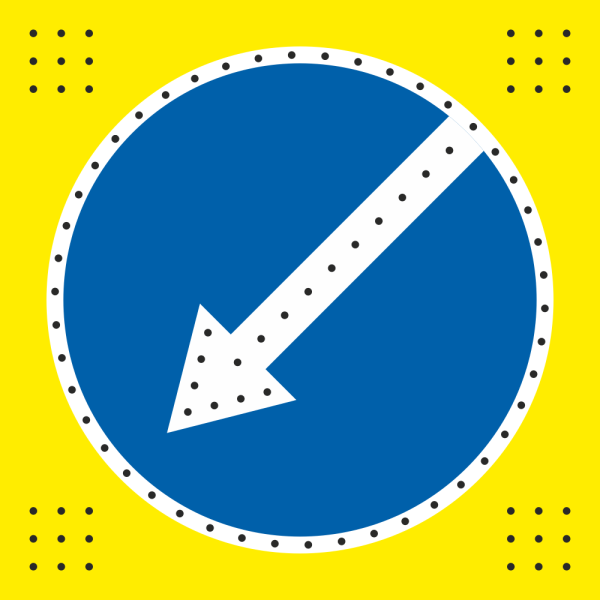 Светодиодный дорожный знак 4.2.1, 4.2.2