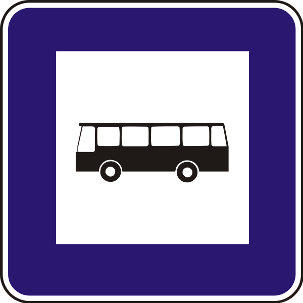 Знак автобус