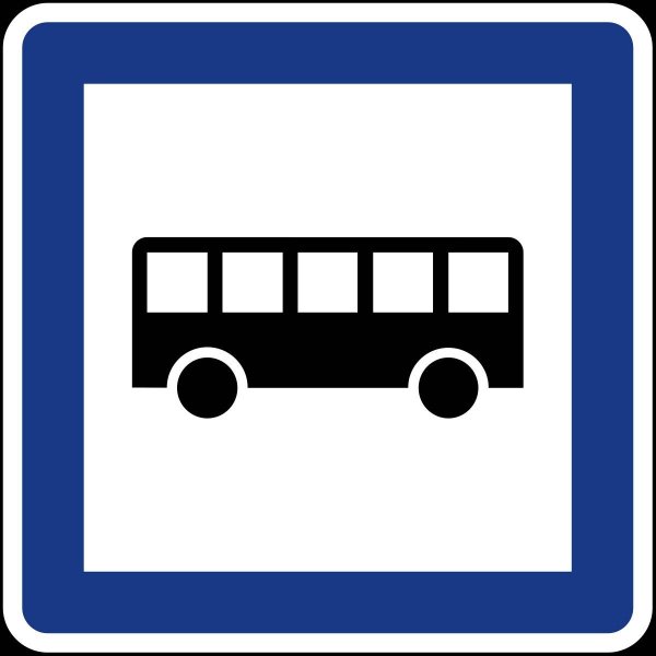 Знак автобусная остановка