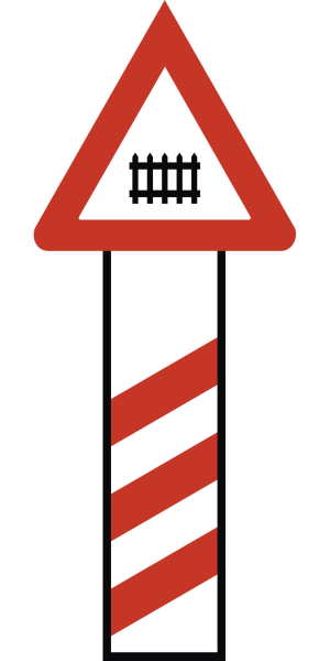 Знак ж/д переезд