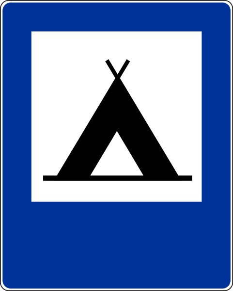 Знак кемпинга в ПДД