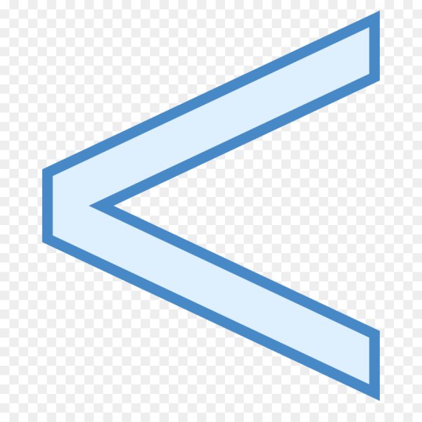 Знак больше