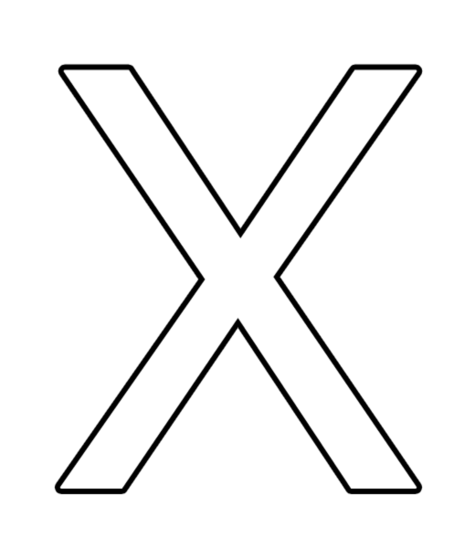 Знак умножения крестик