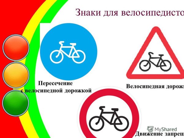 Знак велосипедная дорожка