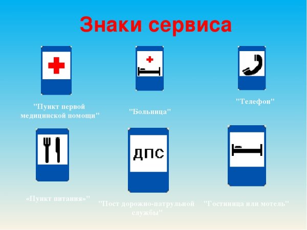Знак пункт медицинской помощи