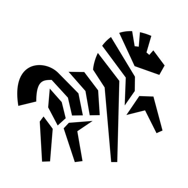 Зебра иконка