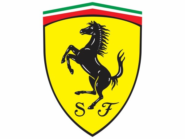 Ferrari logo 3d PNG