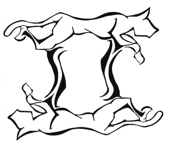 Близнецы знак зодиака эскиз