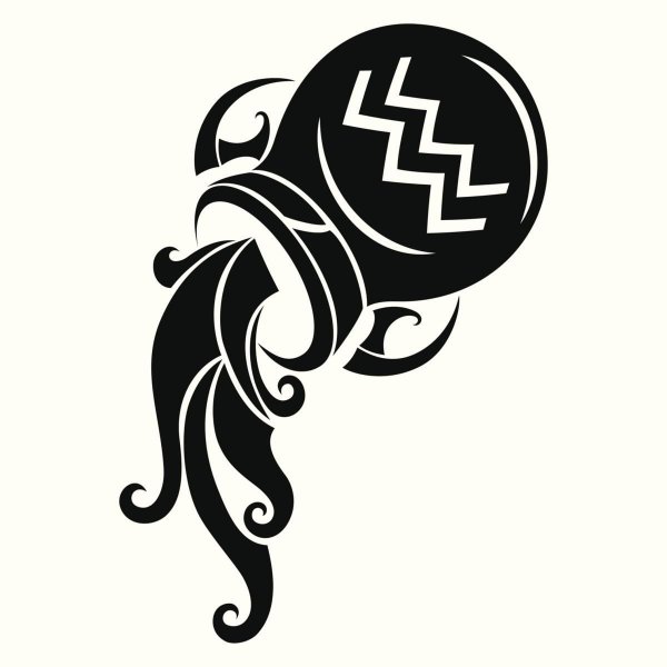 Водолей знак зодиака вектор