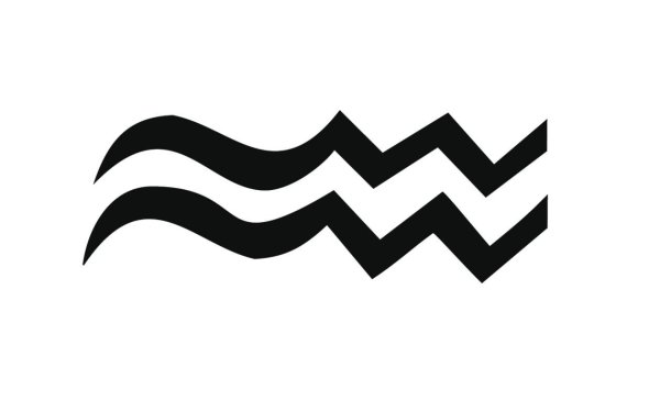 Знак Водолея тату