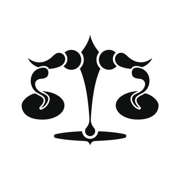 Весы знак зодиака вектор
