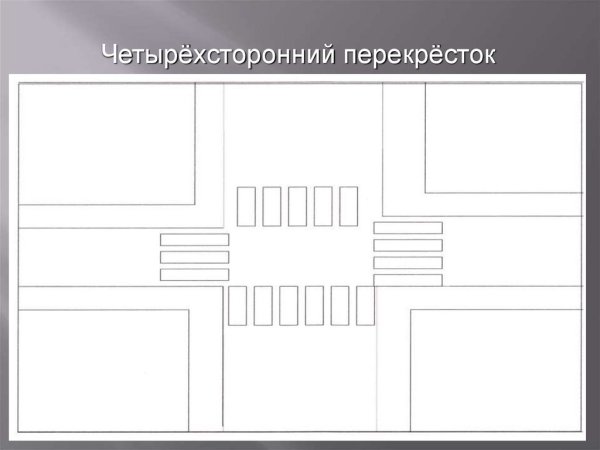 Перекресток раскраска